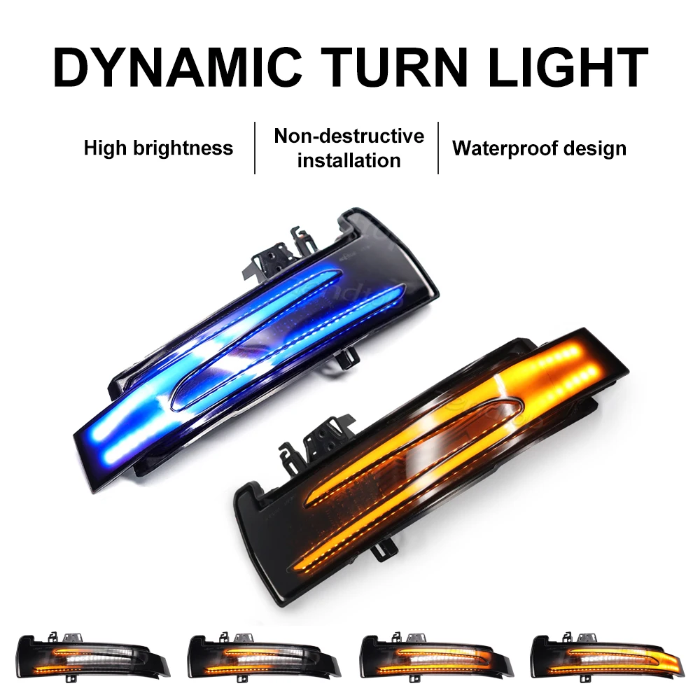 

Автомобильные аксессуары: динамические светодиодные указатели поворота для Mercedes Benz W204, CLA, A, B, C, E, S, GLA, GLK, CLS классов W176, W212