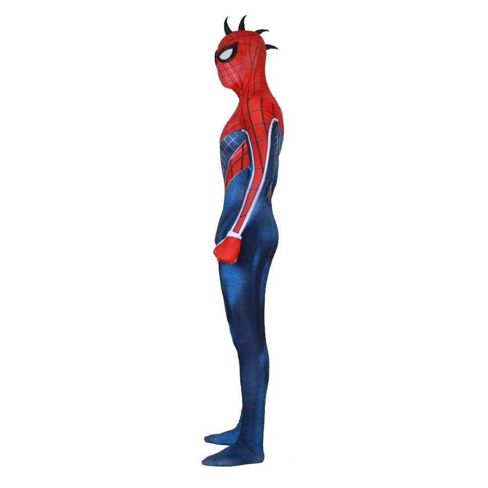 Superhero Punk Spider-Man Leotard Tights Jumpsuit Cosplay Costume Carnival Party Clothes Movie Anime Role Play Dress Up Gift