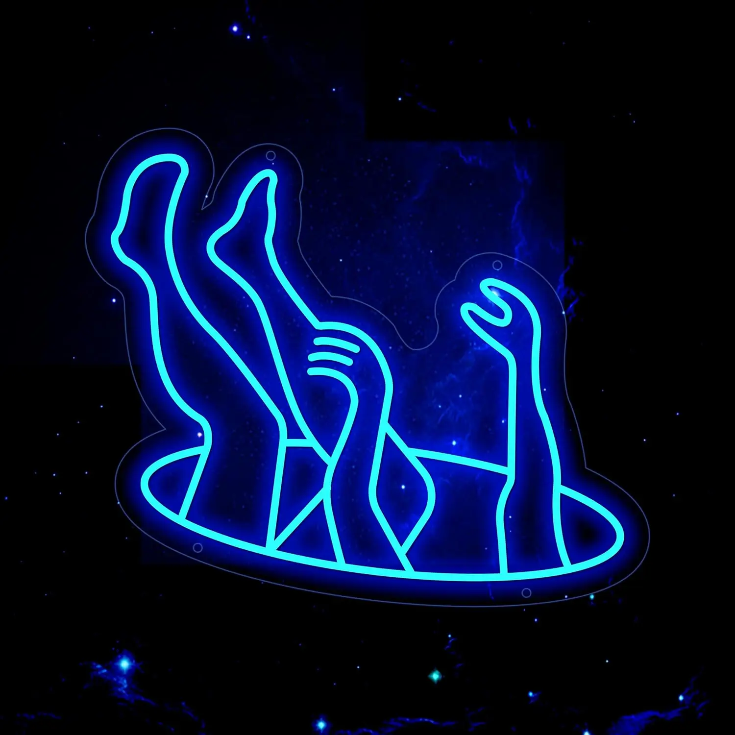 

Falling Man Neon Sign for Wall Decor USB Drop Into Neon Light Signs for Bedroom Home Bar Man Cave Game Room Party,Gift