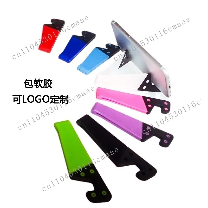 Mobile phone holder tablet V-shaped frame desktop mobile phone tablet holder folding lazy mini portable phone holder