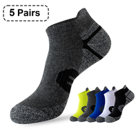 5 Pairs/Lot High Quality Men Ankle Socks Breathable Cotton Sports Mesh Casual Athletic Summer Thin Cut Short Sokken Plus Size