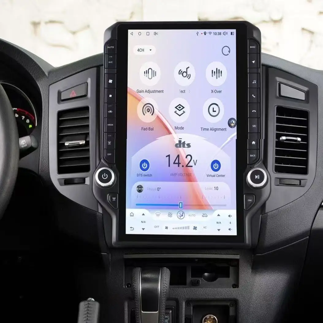 

14.5'' Автомагнитола для Mitsubishi Pajero V73/93/97 2007-2020, мультимедийная система Android с GPS, беспроводным CarPlay, сенсорным экраном и стереосистемой