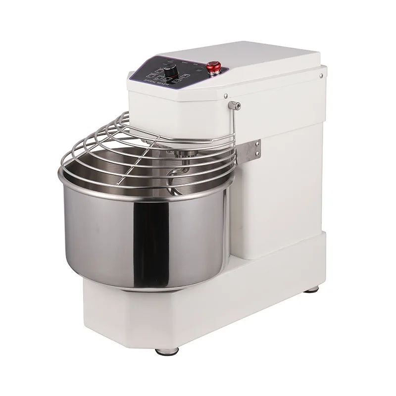 Electric 220V 110V Spiral Dough Mixer Machine 10 Liter Touchscreen Panel Flour Mixing Machine Low Noise Commercial or Household