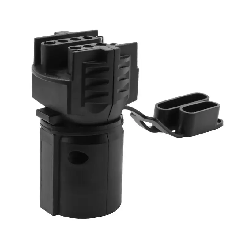 

AB59-Trailer Light Adapter 7-Pin Round To 4-Pin 5-Pin Flat Trailer Plug Trailer Power Connector For RV Boat Camping Travel