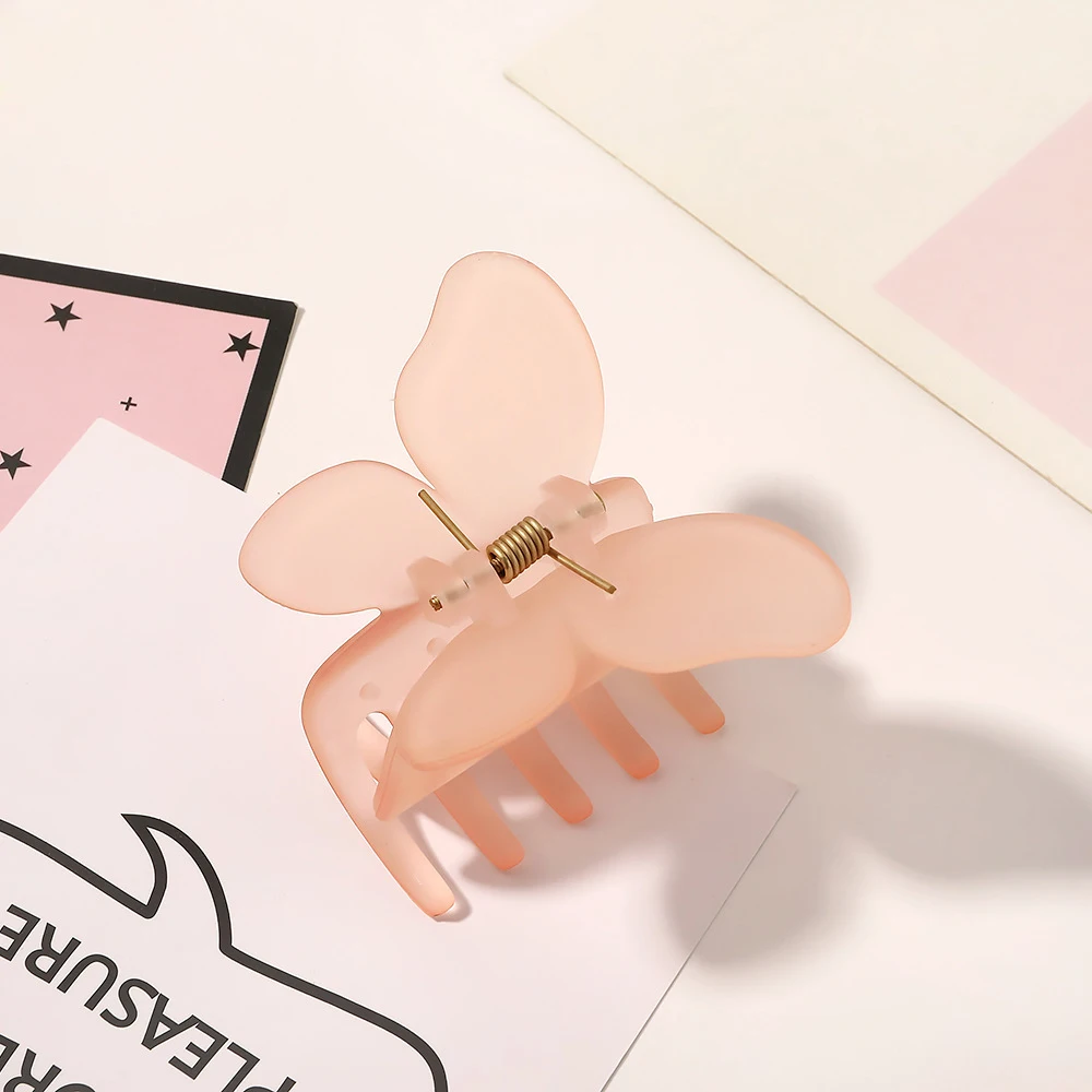 Frauen Kleine Schmetterling Haar Klaue Acryl Klaue Clip Mädchen Süße Haarnadel Krabben Haar Clips Chic Haar Clip Mode Haar Zubehör – Detail 38