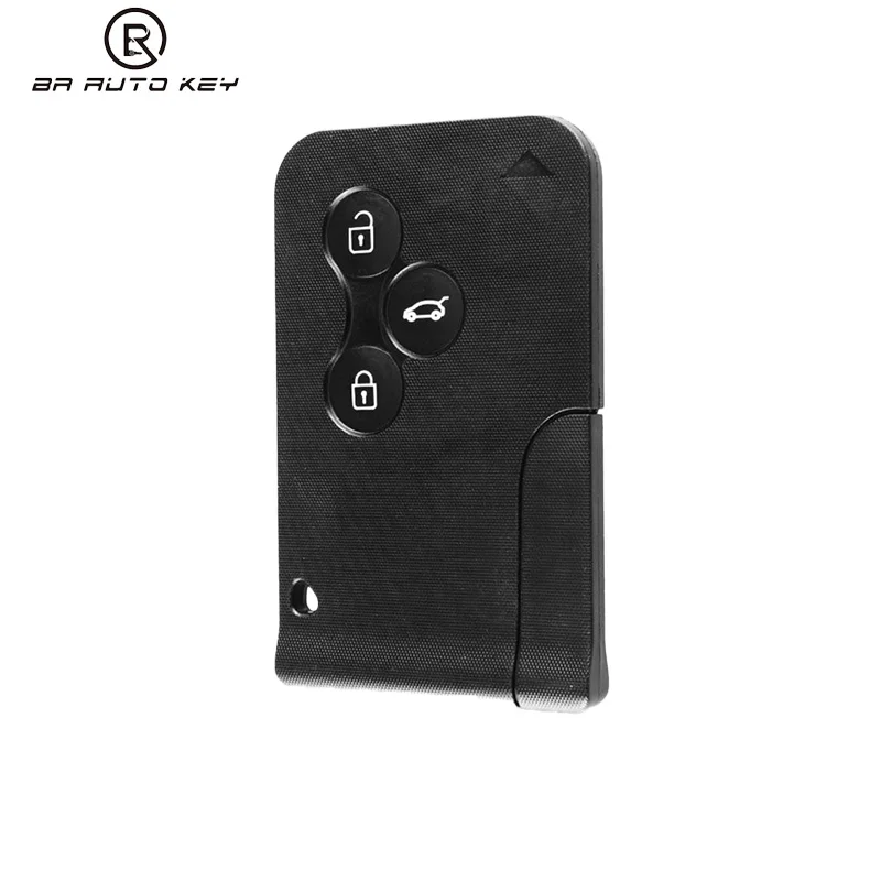 3 Buttons Smart Remote Car Key Fob for Renault Megane 2 Scenic Remote Key Card for Megane II 433Mhz With ID46 PCF7947 Chip