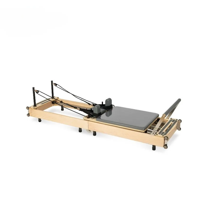 Customized Home Yoga Pilates Core Wood Folding Pilates Reformer Yoga Body Exercise pilates elevated reformer Exercise