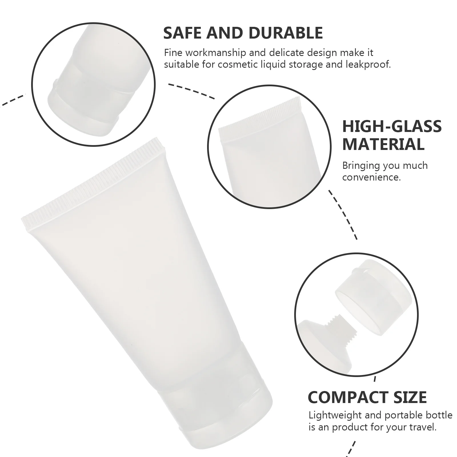 12 stuks dispenserflessen make-up knijpbuis containers reislotion shampoo hervulbaar lichtgewicht lekvrij