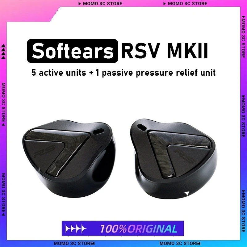 

Новые проводные наушники-вкладыши Softears RSV MKII с динамической железной лихорадкой, HIFI