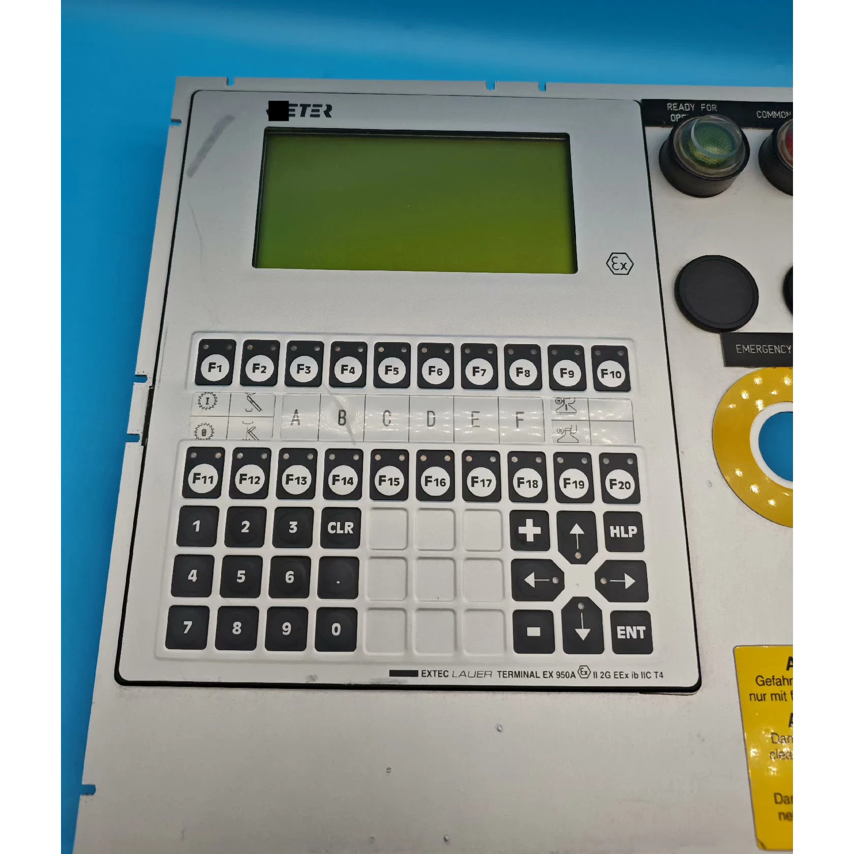 EX950A-10 Operation Panel    in Good Condition