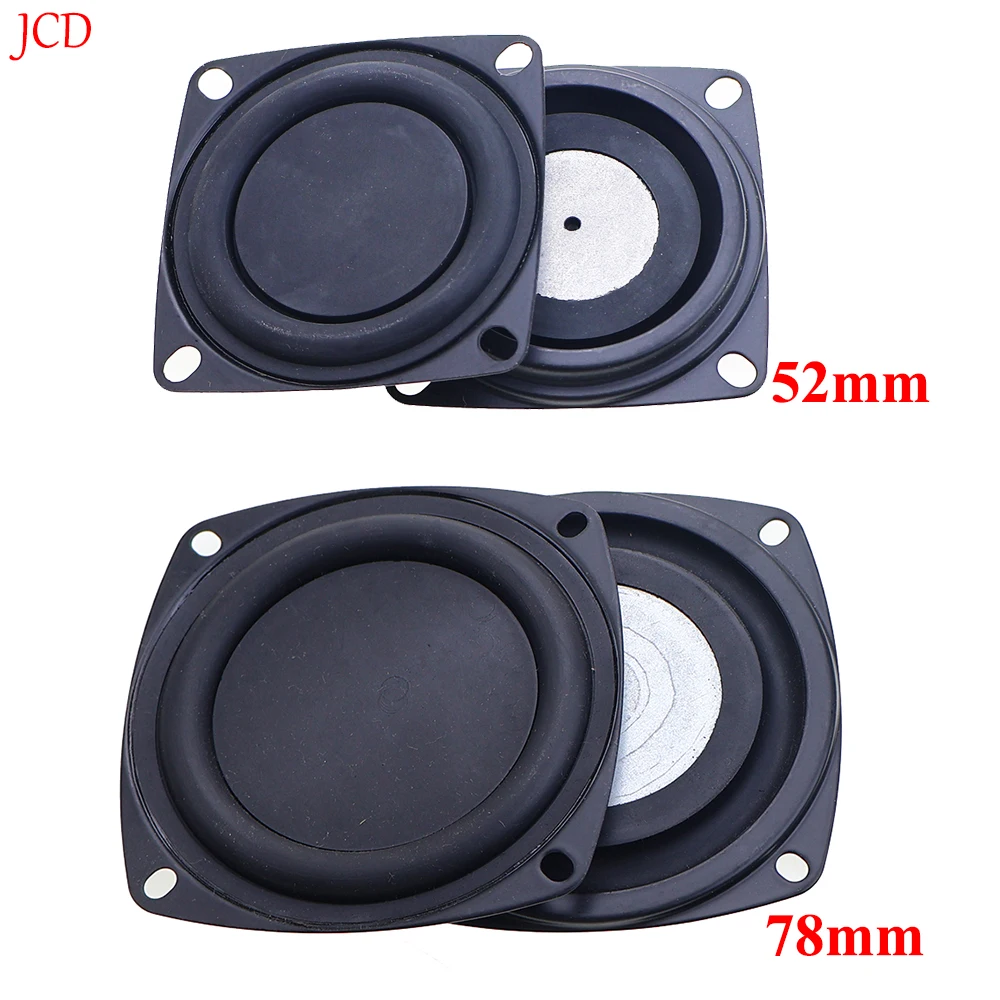 1 قطعة 2/3 بوصة 52/78 مللي متر باس المبرد السلبي تهتز لوحة حديد غشاء 52*52 مللي متر 78*78 مللي متر #1