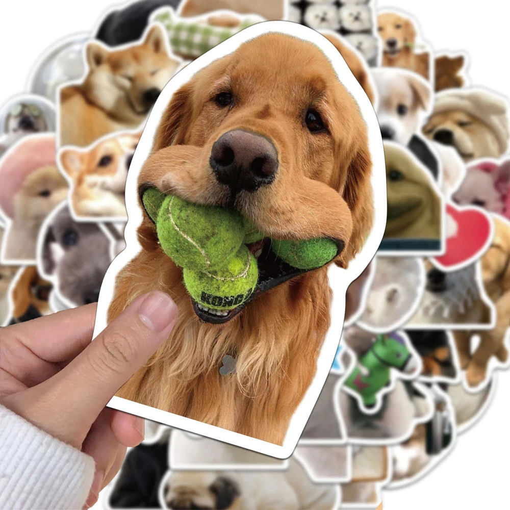 

10/30/50pcs Animal MEME Graffiti Stickers Funny Dog Decoration Decals Toy DIY Luggage Guitar Motorcycle Waterproof Sticker Packs