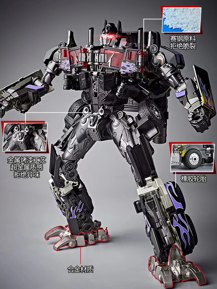 Transformer Toys Dark Edition SS05 Enlarged 8868B Transformer Toys Car Robot Model Double Sword Pillar Children's Model