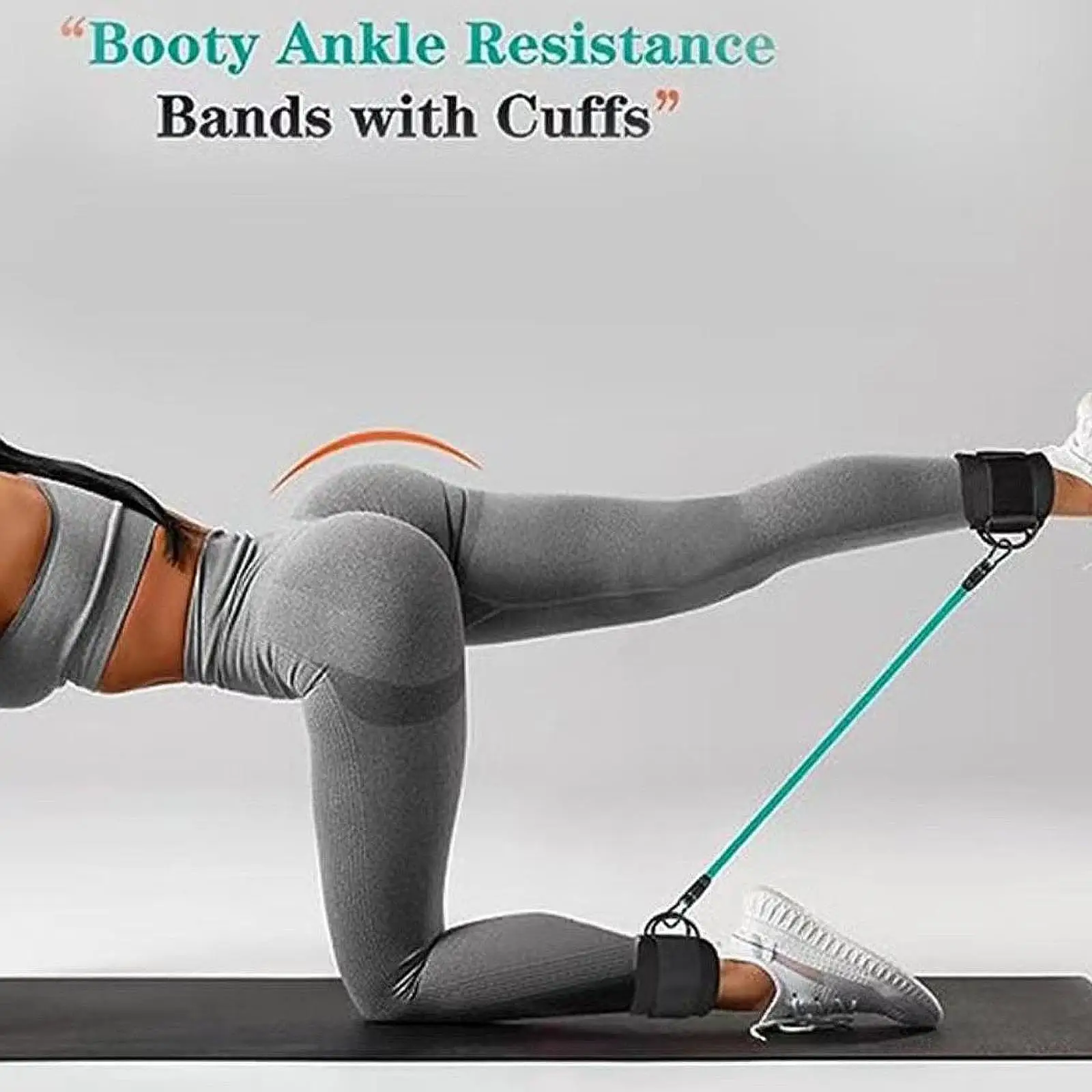 

3Pcs Ankle Resistance Bands Workout Bands for Glute Training Kickbacks Hip