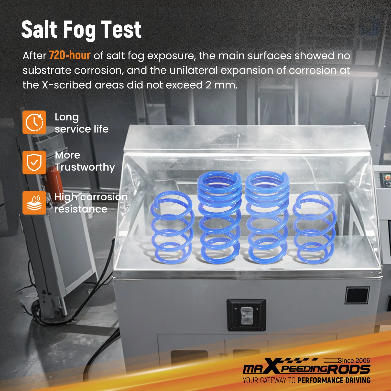 

Пружины занижения MaXpeedingrods 1.7"F / 1.8"R для Ford Mustang (S550) 2015-23