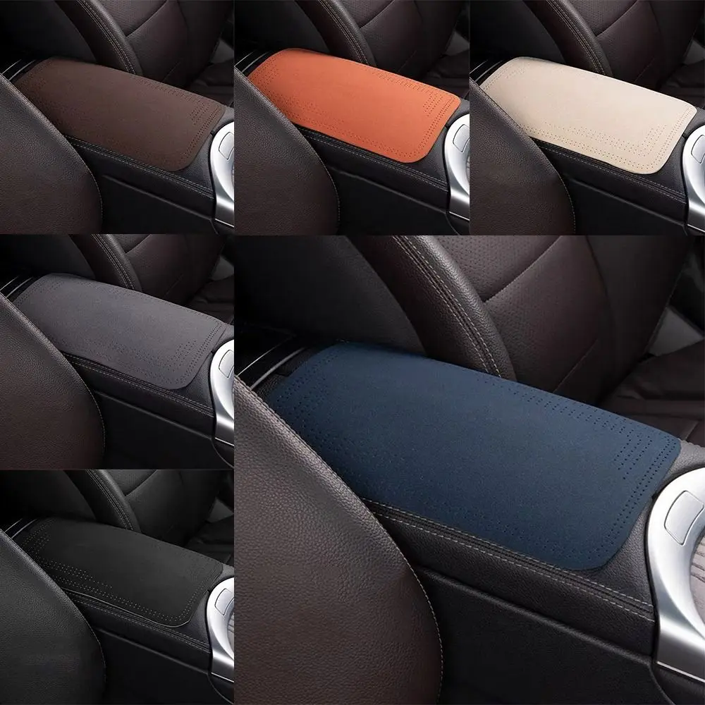 

Four Seasons Car Armrest Box Protection Pad Universal Waterproof Car Armrest Cover Mat Anti-slip Car Central Armrest Glove Car