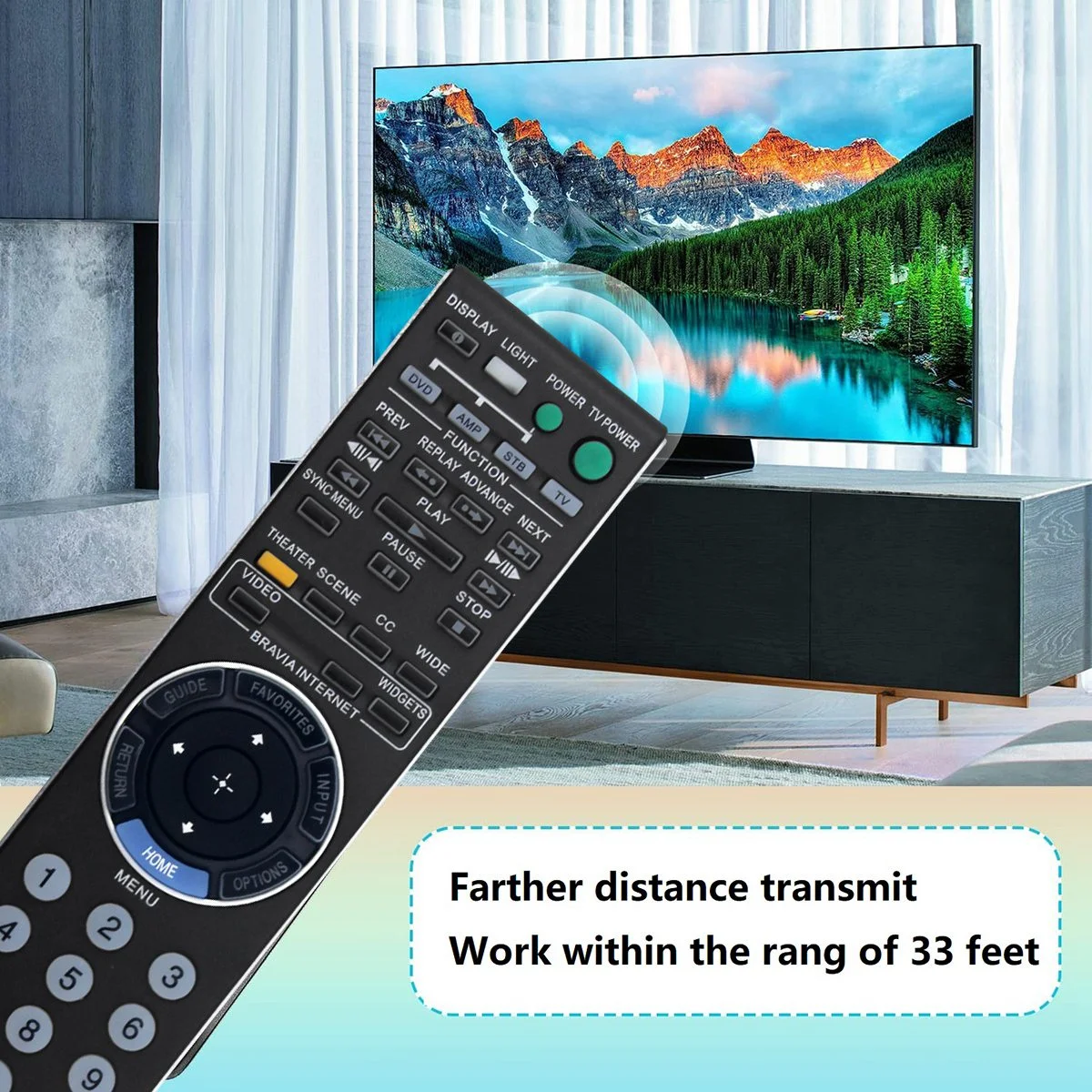 RM-YD029 Sony Bravia TV KDL-40Z5100 用交換用リモコン