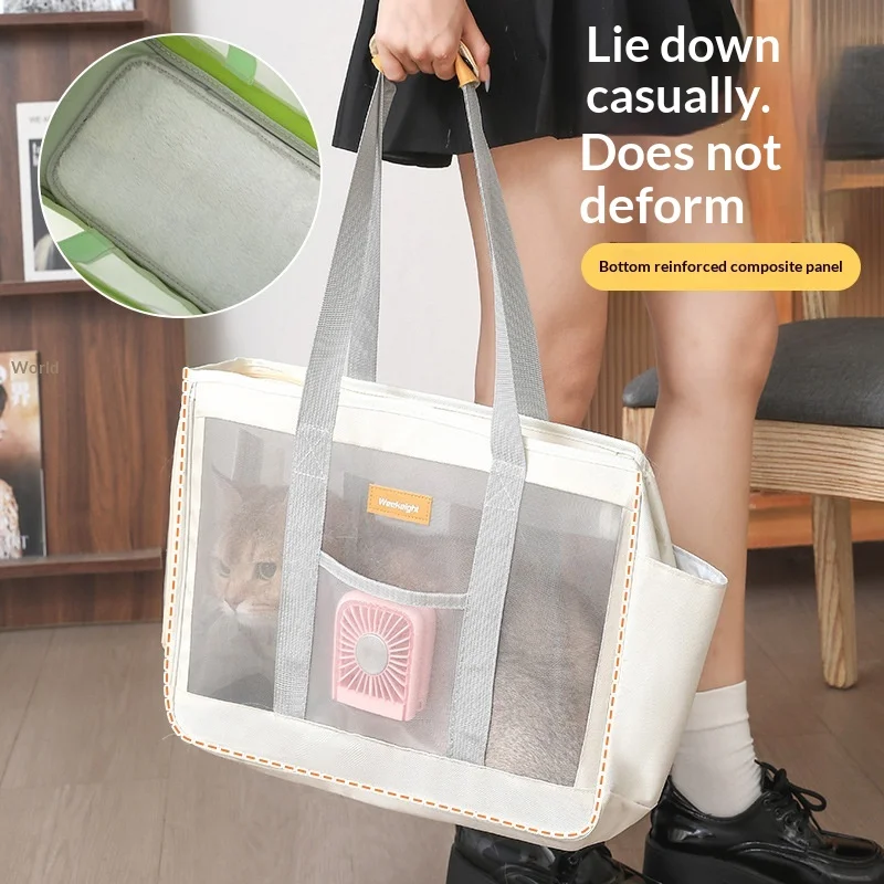 Bolsa de transporte cálida y transpirable para gatos y perros - imagen 4