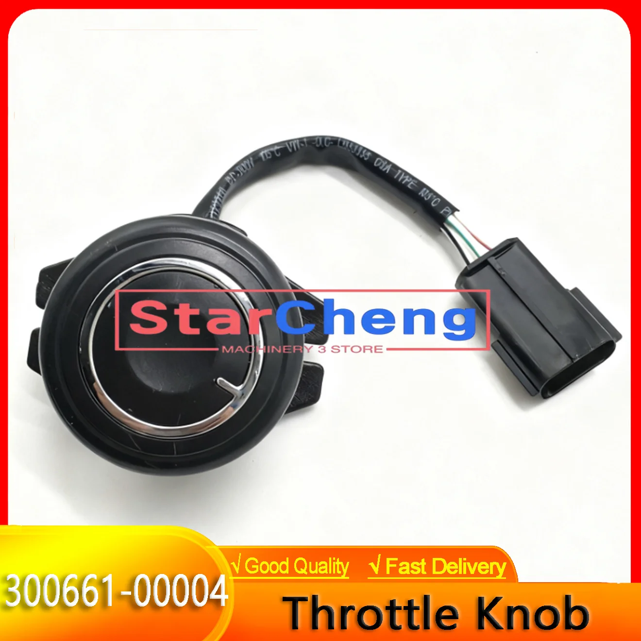 Fuel Dial 300661-00004 Throttle Knob Switch for DH220-5 DX140 DX210 DX225LC-3 DX300 Excavator Spare Parts