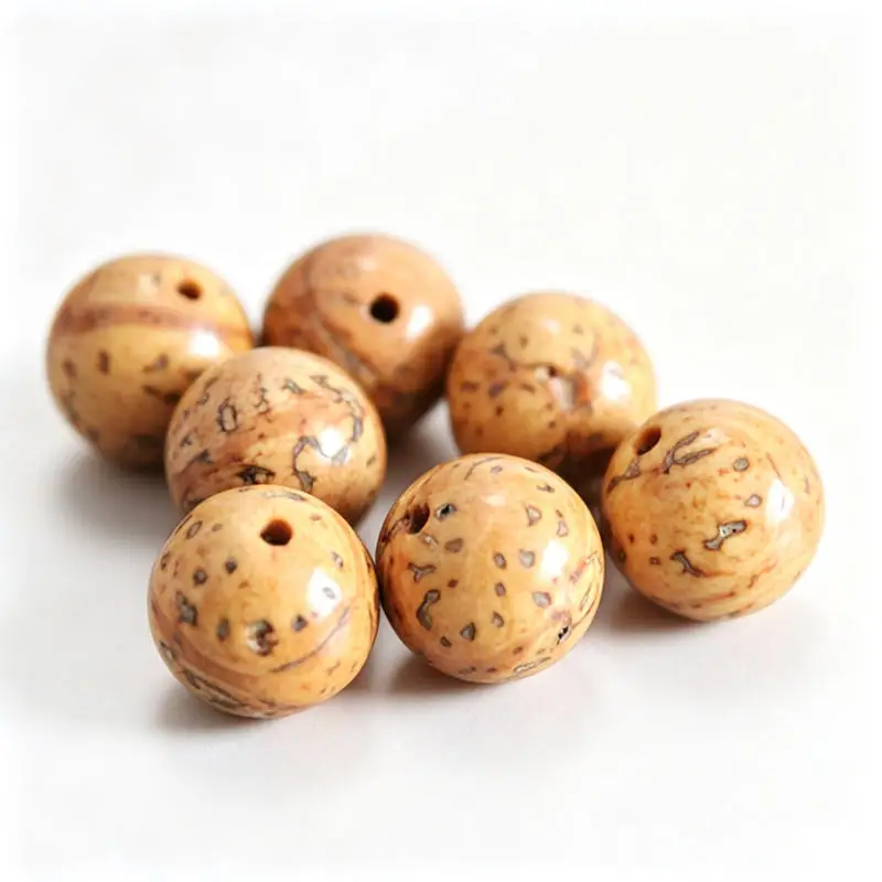 10PCS Real Nepal Bodhi Loose Beads Triangle Dragon Eye Bodhi for Prayer Malas TSB0153