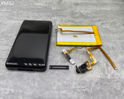 Black Thick Housing Case Cover Battery 1950mAh Headphone Jack For iPod 5th Video 6th 7th Classic SSD CF Upgrade
