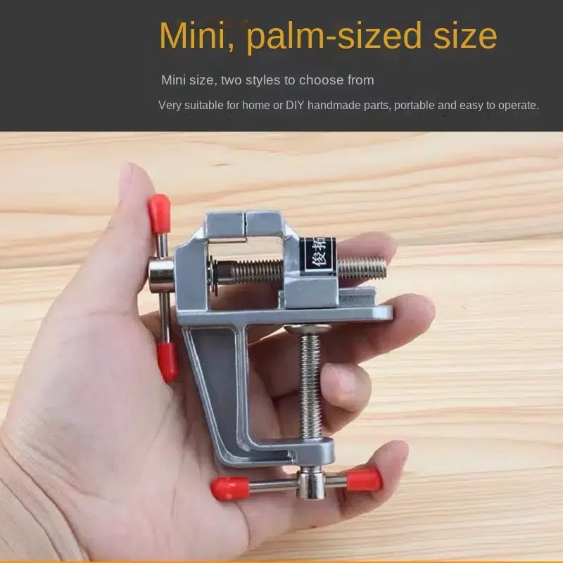 Mini table vice, Aluminum Alloy Small Bench Vise, Small Flat Pliers Hardware Tools