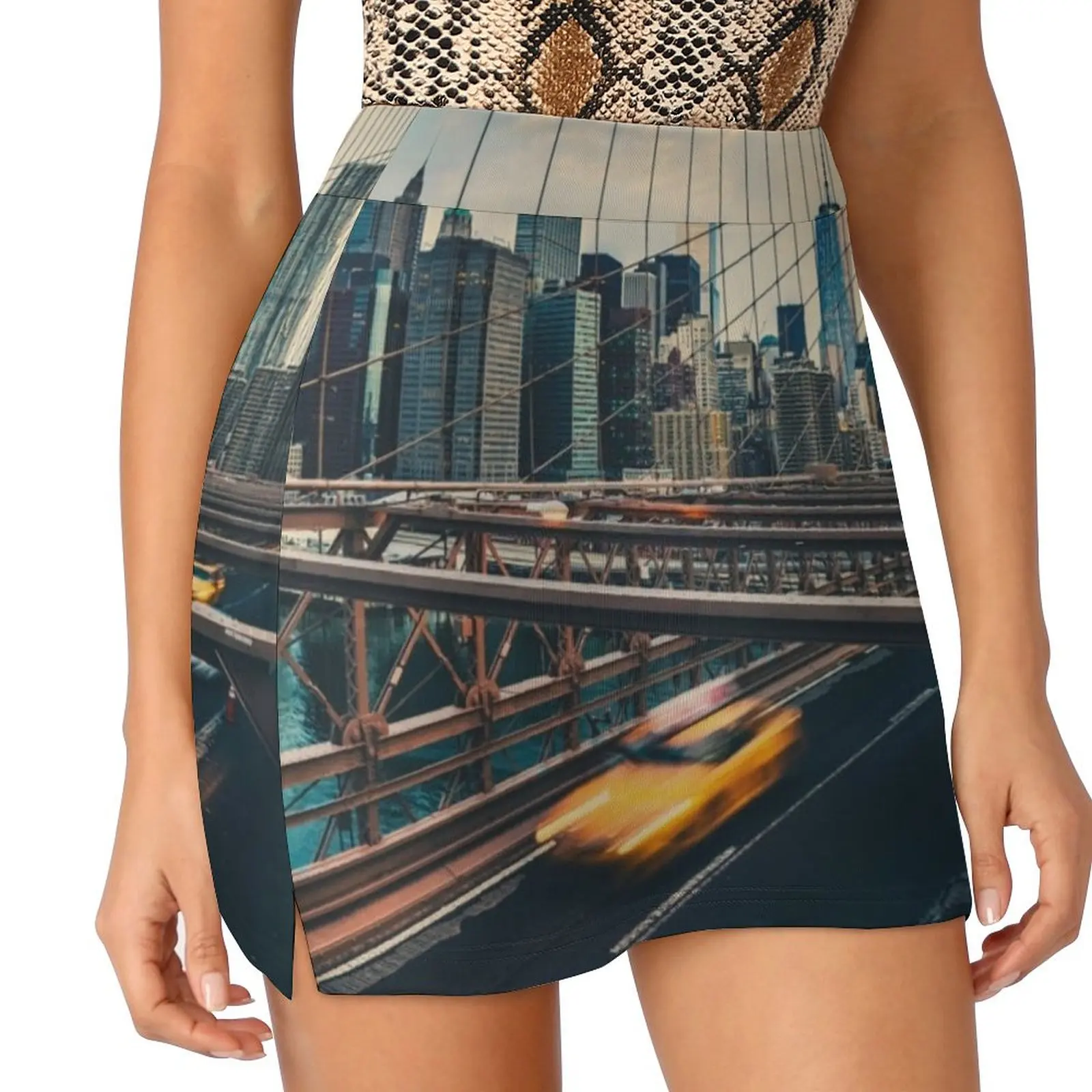 Blurry New York Mini Skirt fairy grunge 90s aesthetic