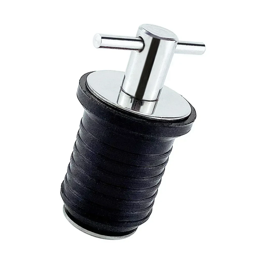 1pc T-Handle Drain Plug Stainless Steel Corrosion-resistant Cam Pattern Creates Tight Long-lasting Seal For 25mm 32mm Holes