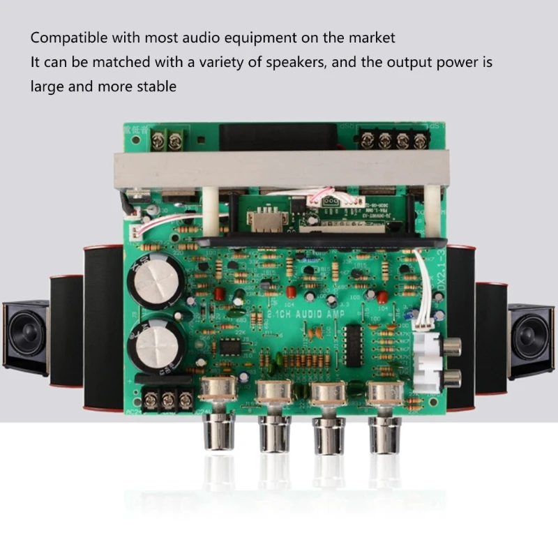 

Double AC18-26V DX-2.1 Power Amplifier Board Bluetooth-compatible Power AMP Module Clear and Powerful Sound Output D2RC