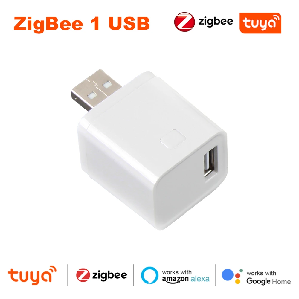 Kompatibel mit Tuya WiFi/Zigbee Smart Micro 1 2 3 USB-Adapter-Schalter 5V Mini-USB-Netzteil für Alexa Google Yandex Alice