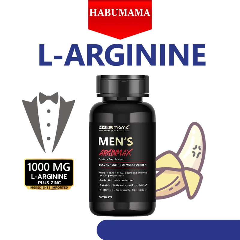 HABUMAMA Black Maca Booster for Men - Maca Supplements for Health, Energy & Endurance, Muscle Mass