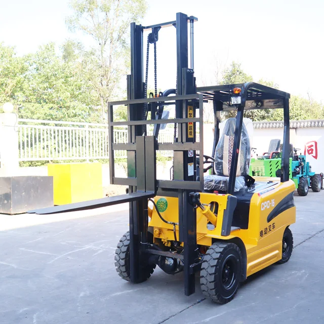 Customized 1.5 Ton Forklift Truck Compact Industrial Warehouse Material Handling Cargo Lifting Equipment for Sale
