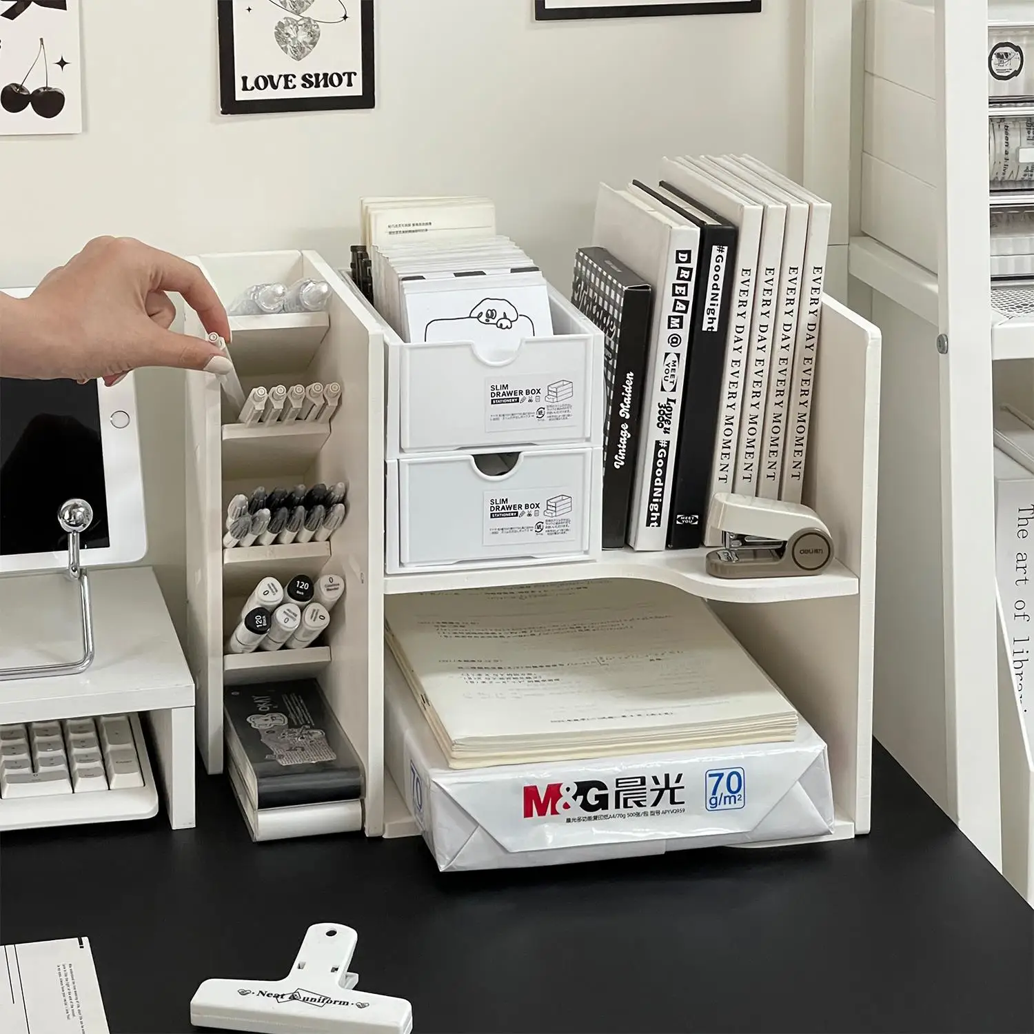 desktop-organizer-box-office-supplies-storage-rack-multi-layer-pen-holder-bookshelf-for-office-workers-dormitory-study-desk