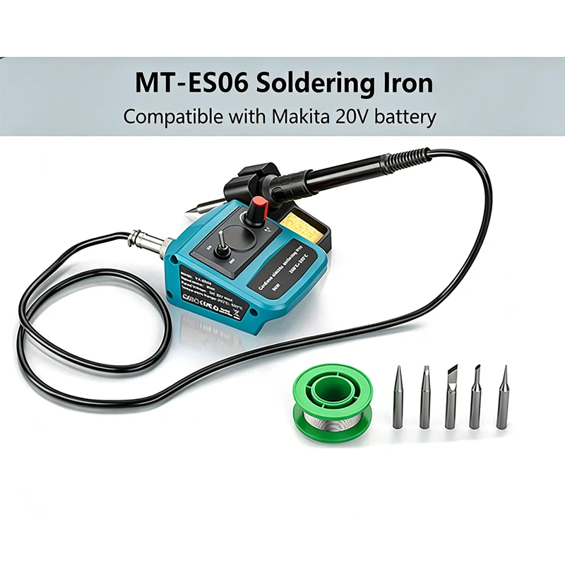 NEW Portable Cordless Soldering Station Lithium Soldering Iron for Makita 18V/20V Li-ion Battery for DIY Projects