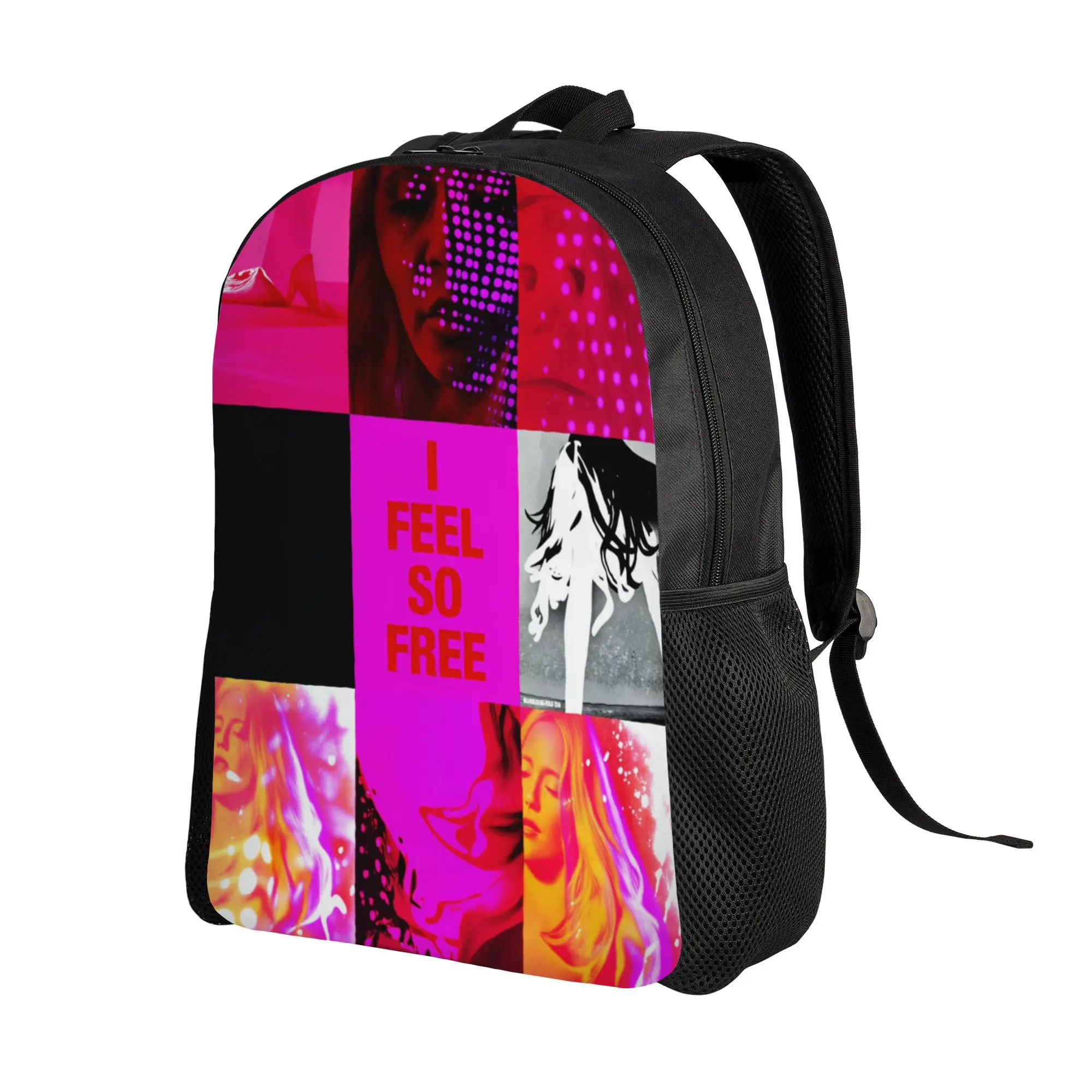 I Feel So Free Backpack M-MadonnaS Workout Backpacks Women Men Aesthetic High School Bags Design Large Rucksack