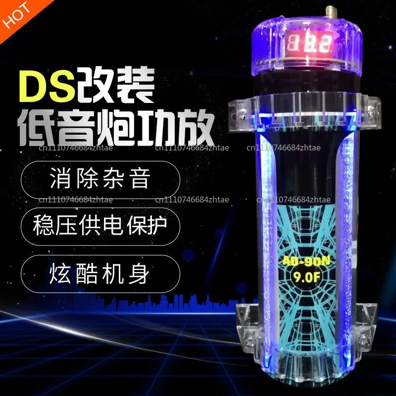 9.0  Capacitor for Car Audio, Digital Super Capacitor Power Bank for Amplifier Subwoofer Bass Upgrade