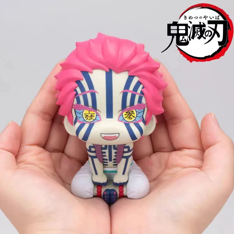 

Ghost Slayer Blade Wind up · Three Koi Nest Seat Head Movable Q-Version Cute Handmade Anime Peripheral Handmade Ornament