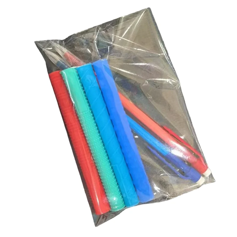 A76F-Textured Silicone Pencil Case Decompression Pen Holder Multifunctional Pen Holder