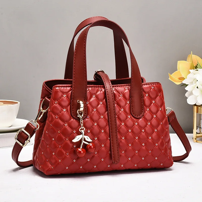New Women Bag Shoulder Bag Tote Luxury Designer  Women Handbags Leather Printed Monogram Single Shoulder Straddle Bag