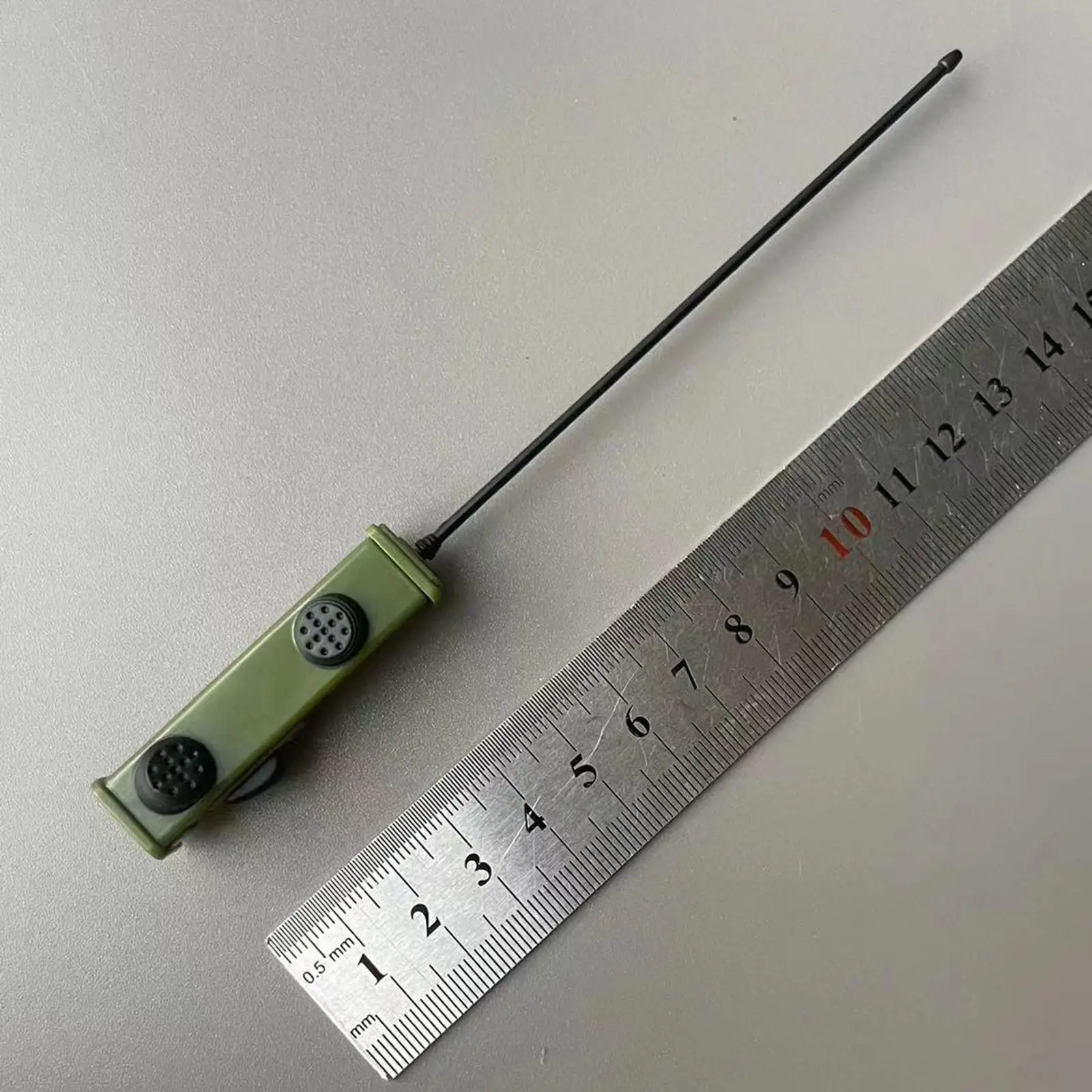 Telefon w skali 1/6 DIY miniaturowe talkie dla 12-calowej męskiej figurki