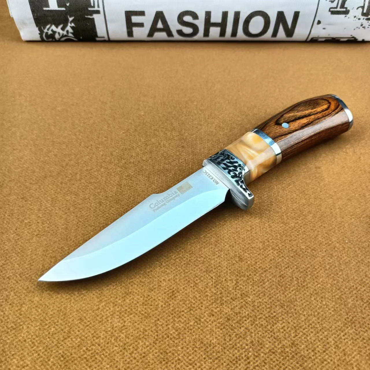 Outdoor camping home portable sharp stainless steel peeling fruit knife hand, meat knife, multifunctional knife, barbecue knife image 2