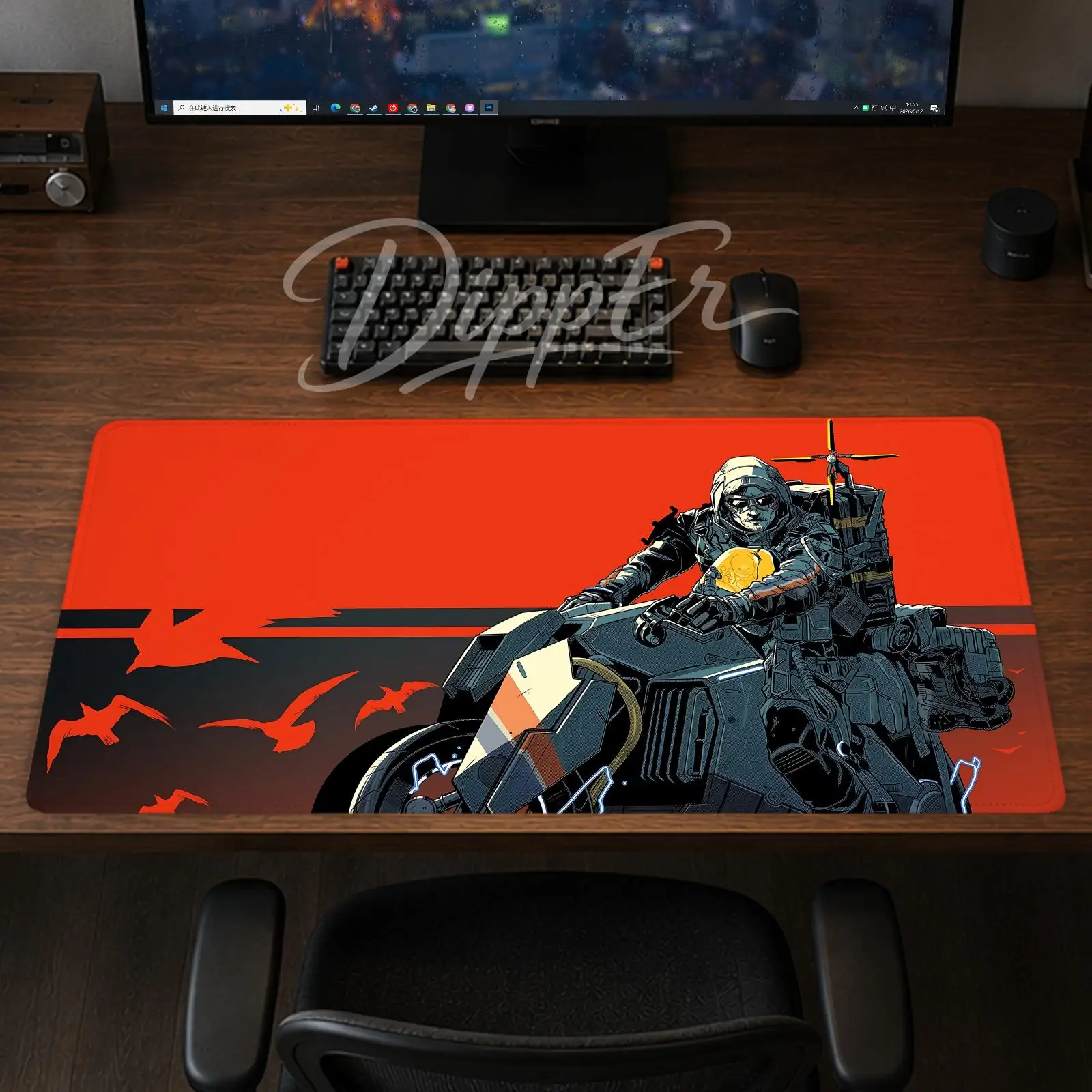 Game Death Stranding Mouse Pad Office Large Desk Mat Gaming Mousepad Rubber Bottom Non-Slip Cushion 900X400