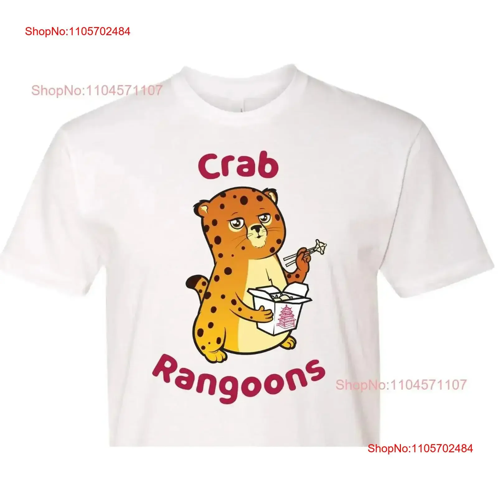 Carb Rangoons Cat unisex T Shirt Trending Funny I Lover Dad crab Meme Grey Black vintage Washed Breathable homme graphic