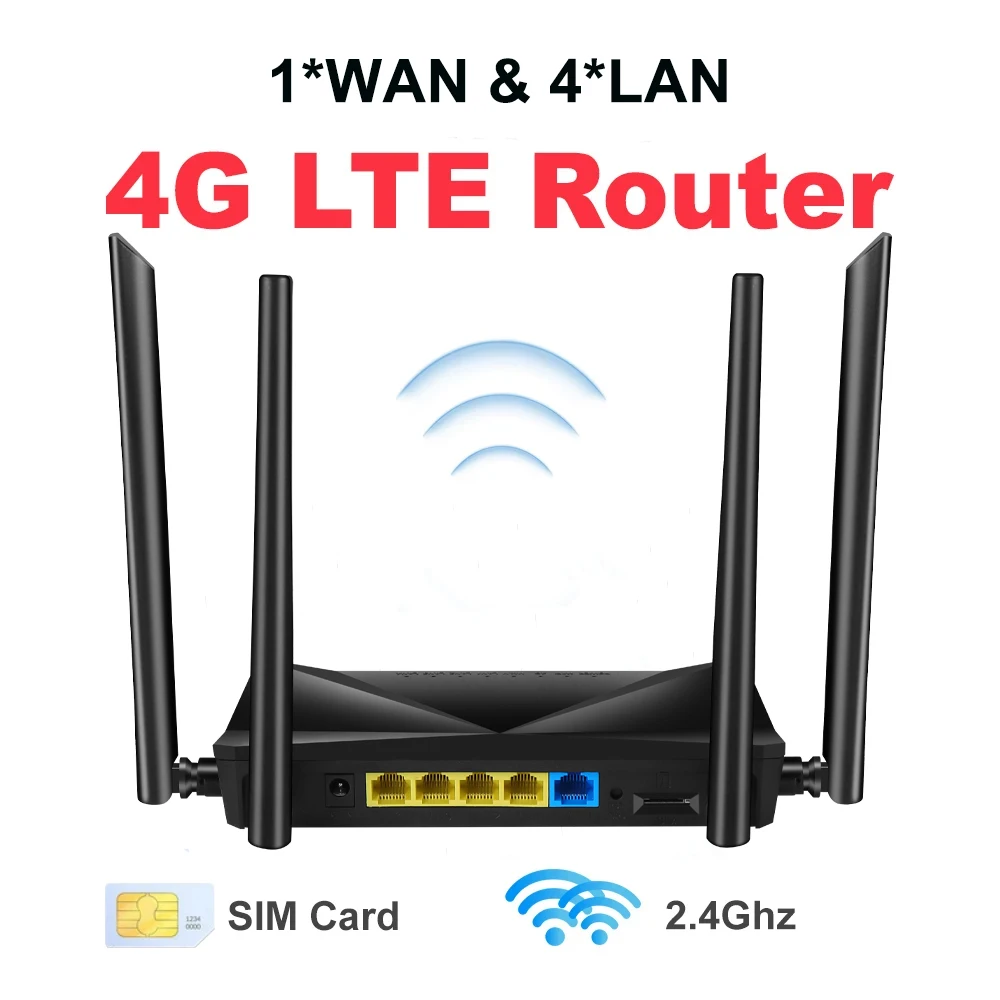 EATPOW 4g router OPENWRT 300Mbps Draadloze N 4G LTE Router mobiele wifi 4g lte router voor Europese landen landen