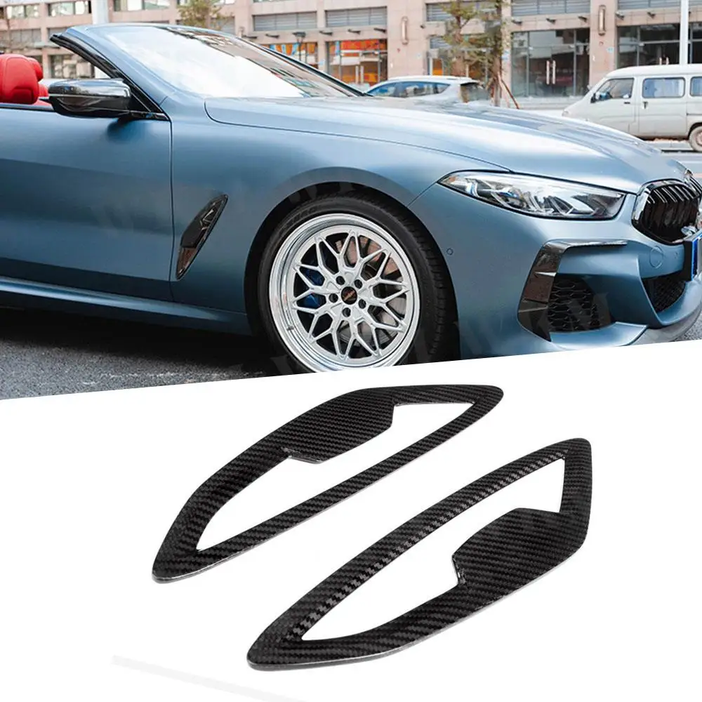 

Carbon Fiber Side Door Fenders Blade Panels Flares for BMW 8 Series G14 G15 G16 M Sport 2018 - 2021 FRP Door Side Fender