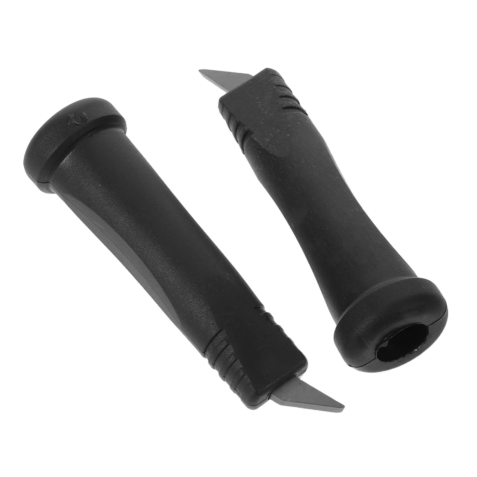 2Pcs Trekking Pole Carbide Tips Nylon Tungsten Steel Walking Stick Replacement Tips High Grip Stability for Mountaineering Trail