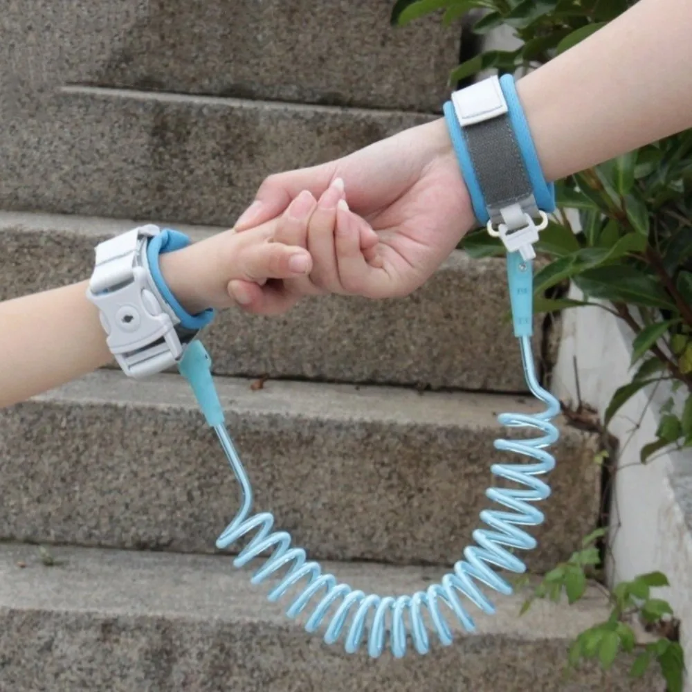 Cuerda de tracción para bebé de alambre de acero, arnés suave transpirable para niños, cómoda correa de correa para bebé con desbloqueo de inducción magnética