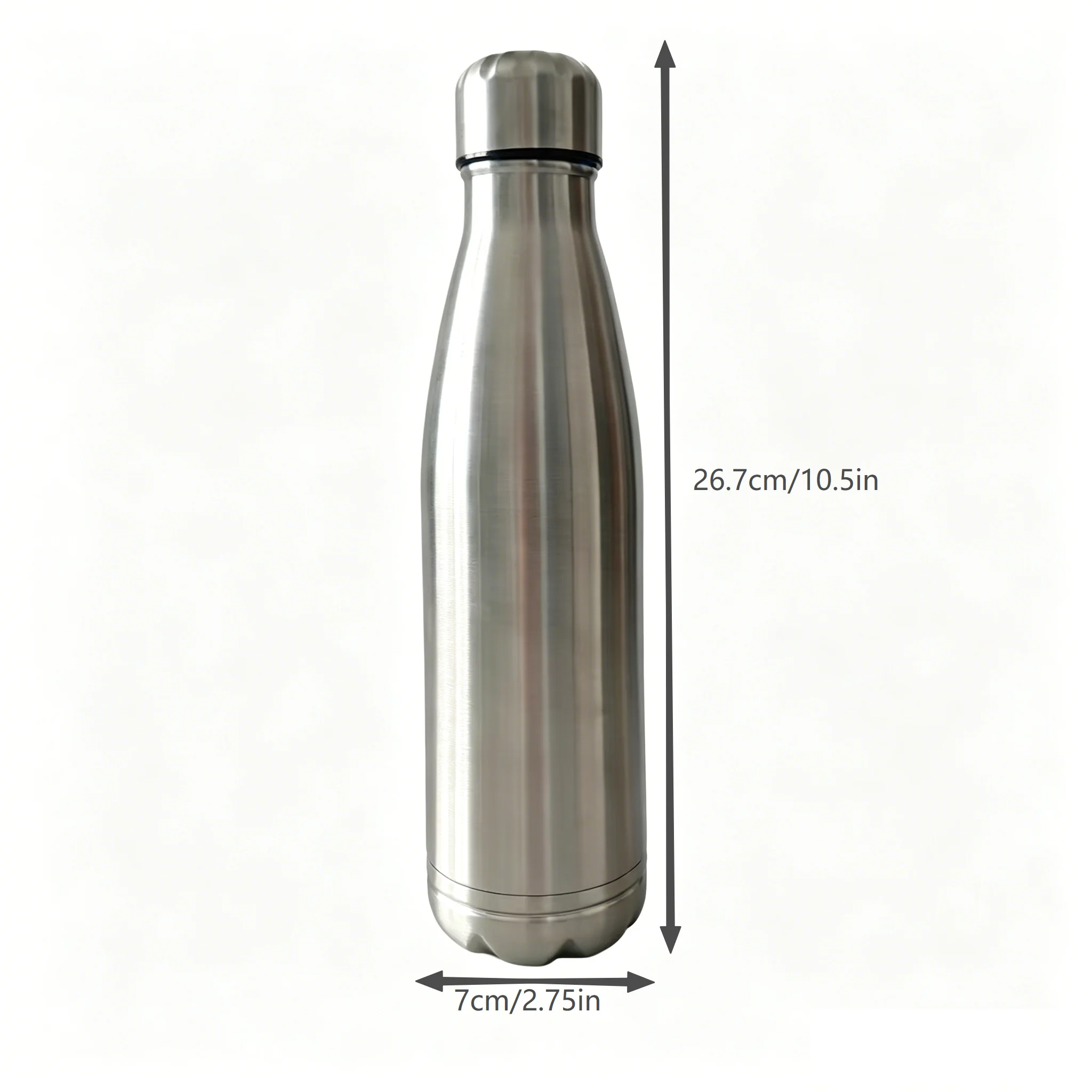 Diversion safe Stainless Steel Insulated Water Bottle with Detachable Bottom Secret Storage Compartment for Cash, Jewelry and Valuables
