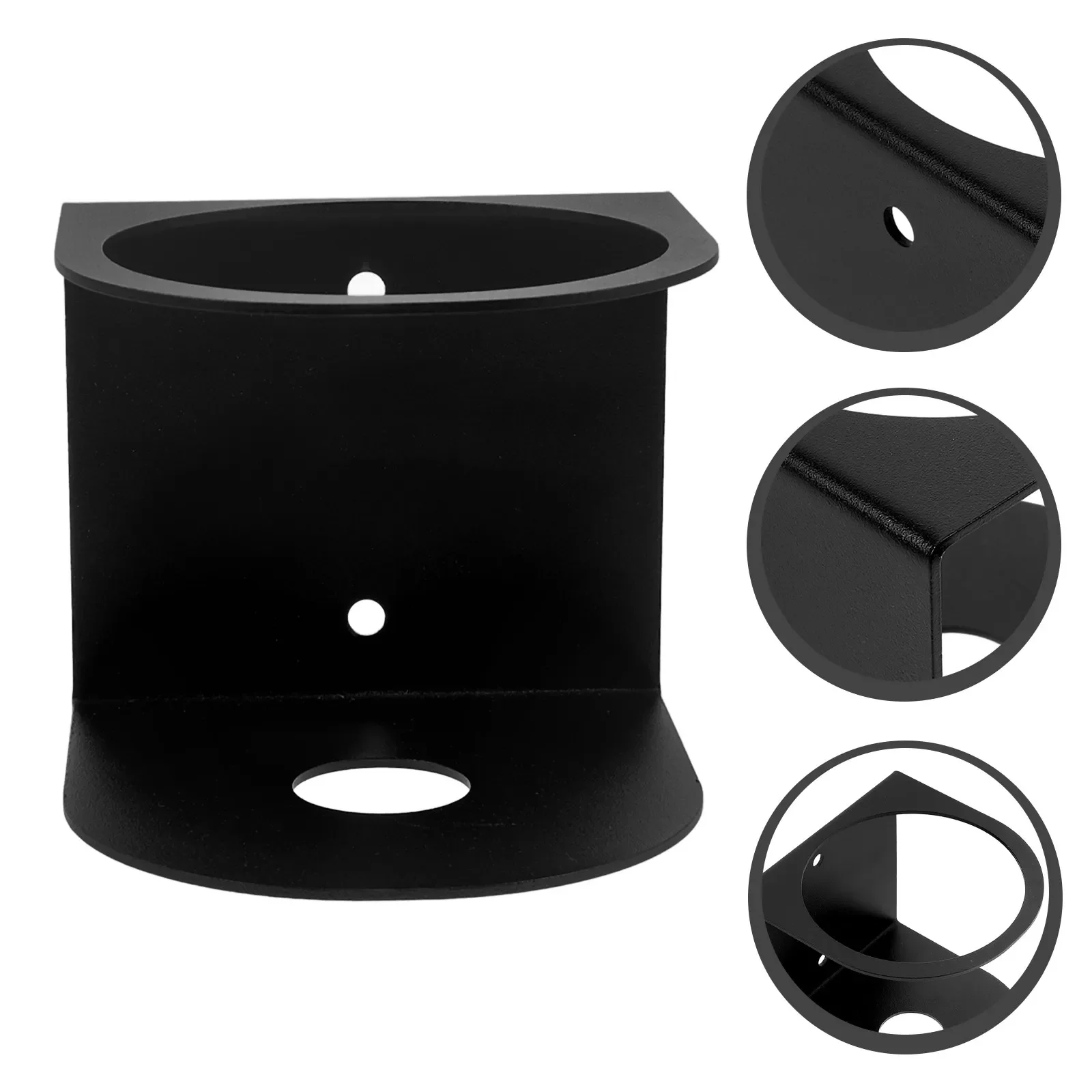 yesSpray Bottle Holder Single Hole Wall Mount Heavy Duty Storage Rack Paint Bottle Organizer Workspace Wall Bracket