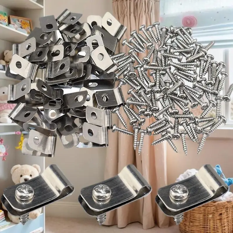 Commercial-Grade Aluminium Fence Clamps 200 Pieces; Ideal for Farm, Livestock and Garden Fencing Fastening